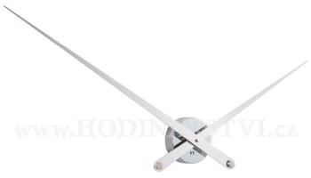 Designové nástěnné hodiny Future Time FT9110WH Hands white 100cm