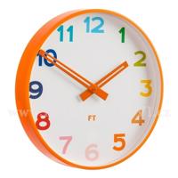 Dětské nástěnné hodiny Future Time FT5010OR Rainbow orange 30cm