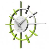 Hodiny CalleaDesign 10-018-76 Crosshair 29 cm zelené jablko