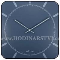 Hodiny NEXTIME 3172 Michael Dome Blue 35cm