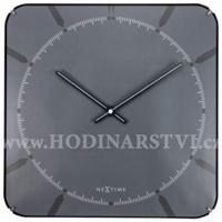 Hodiny NEXTIME 3173 Michael Dome Grey 35cm