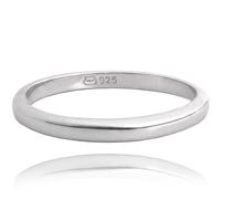 MINET Minimalistický snubní stříbrný prsten vel. 58