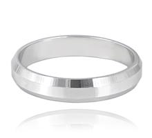 MINET+ Stříbrný snubní prsten 4.5 mm - vel. 61